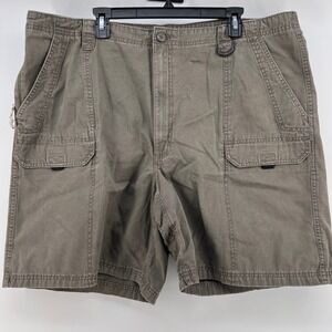 Wrangler Men's Gray Hiker Cargo Shorts Size 44 Multi Pocket Cotton New with Tags